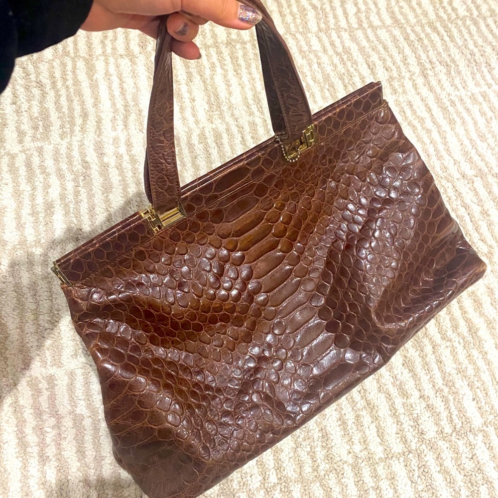 99% new Sorial leather bag